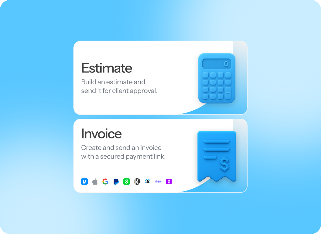 Integrated Estimates
and Invoices